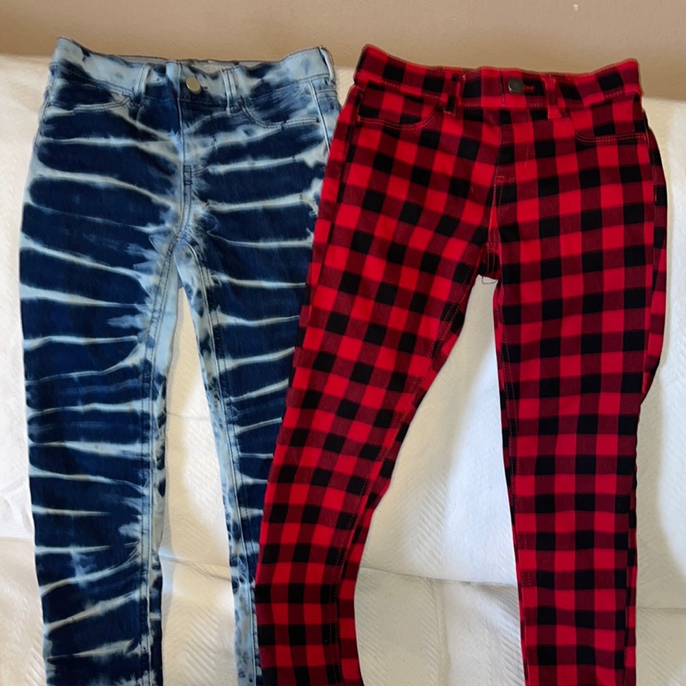 Girls Jeggings Bundle - Size M(7-8)